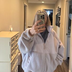 Lavender fleece jacket